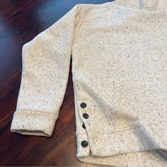 Madewell Donegal Funnel-neck Side Button Sweatshirt- Size Small - Picture 3 of 16